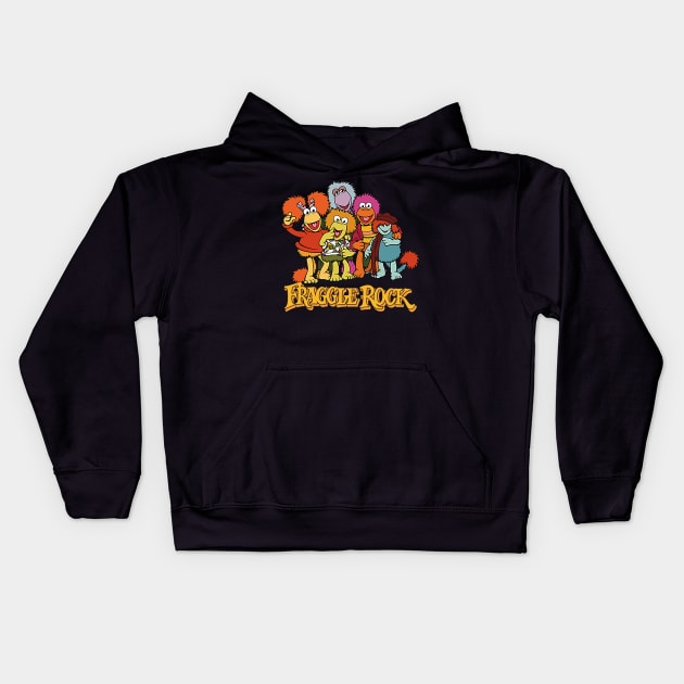 Fraggle Rock Kids Hoodie by Young Forever